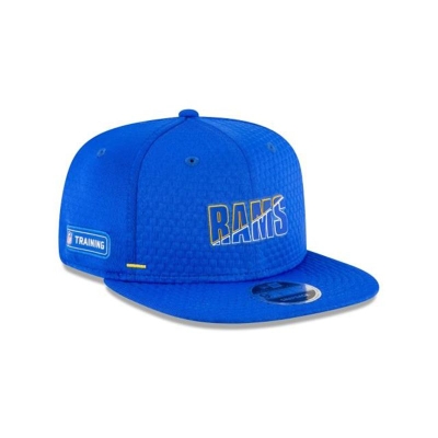 Blue Los Angeles Rams Hat - New Era NFL Official Summer Sideline 9FIFTY Snapback Caps USA6045283